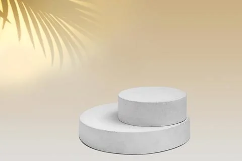 Podium for Cosmetics, Soap, Items Presentation. Abstract Minimal Geometric Sp Stock Illustration