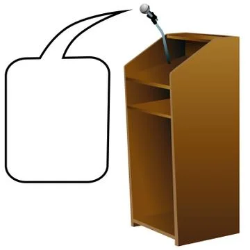 Podium Stock Illustration