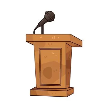 Podium illustration Stock-Illustration