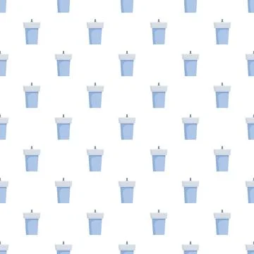 Podium lectern pattern repeating background for public speaking Stock Illustration