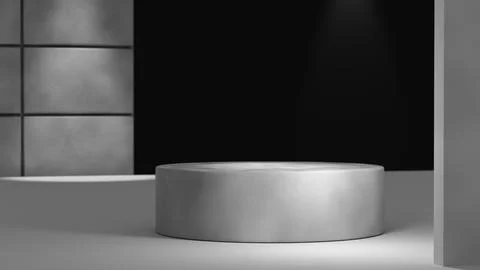 Podium for packaging presentation and cosmetic Stock Illustration