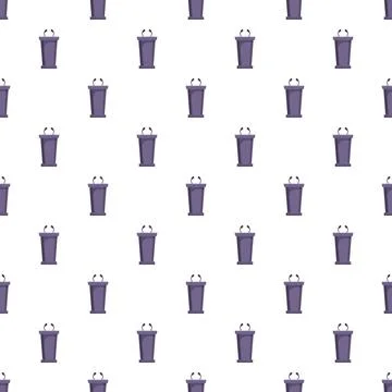 Podium pattern for public speaking and conference background Stock Illustration