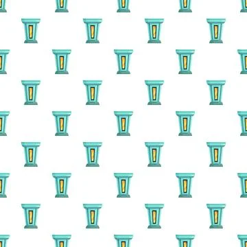 Podium pattern representing public speaking and debate Stock Illustration