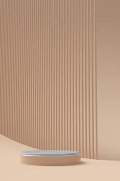 Podium for performance or presentation. Stock Illustration