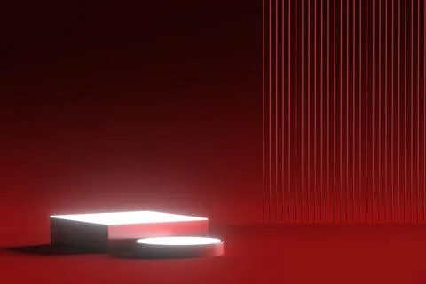 Podium for performance or presentation. 스톡 일러스트