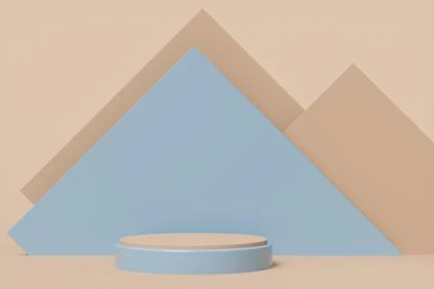 Podium for performance or presentation. 스톡 일러스트
