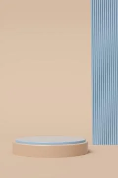 Podium for performance or presentation. Stock Illustration