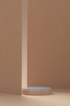 Podium for performance or presentation. 스톡 일러스트