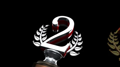 Podium Prize Trophy Cb Stock Footage 259652884