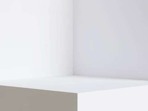 Podium product display scene presentation realistic render illustration (60) Stock Photos