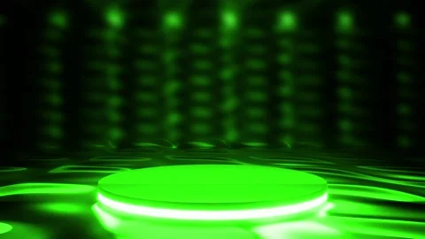 Podium stage abstract background green Stock-Footage 200926115