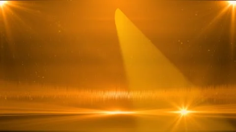 Podium stage award with lighting effect background Stock Footage 277923860