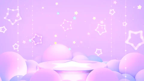Podium with stars Stock Footage 247164602