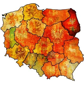 Podlaskie region Stock Illustration