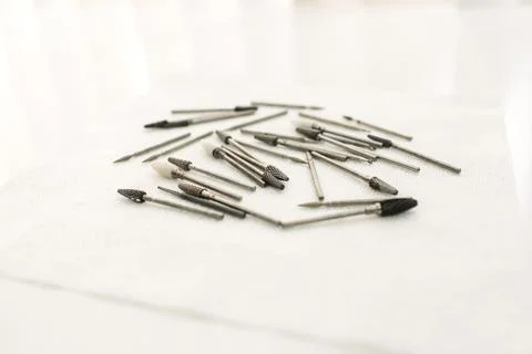 Podologist's medical instruments. Stock Photos
