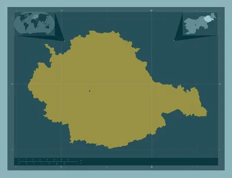 Podravska, Slovenia. Solid color shape Stock Illustration