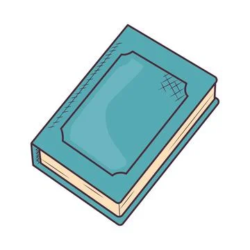 Poetry book closed Stock Illustration