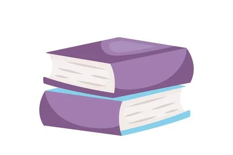 Poetry books in stack 스톡 일러스트
