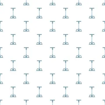 Pogo stick repeating pattern for children's background design Stock Illustration