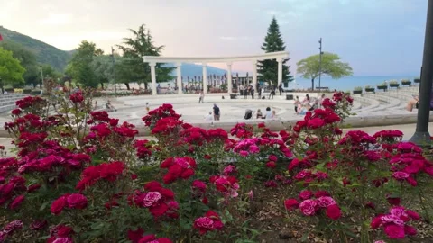 Pogradec ampitheatre Video stock 312672667