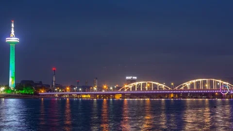 Pohang bridge Stock Footage 104420095