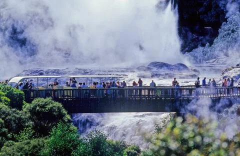 Pohutu Geyser Stock Photos