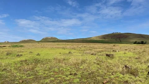 Poike volcano in Easter Island Video stock 342842069