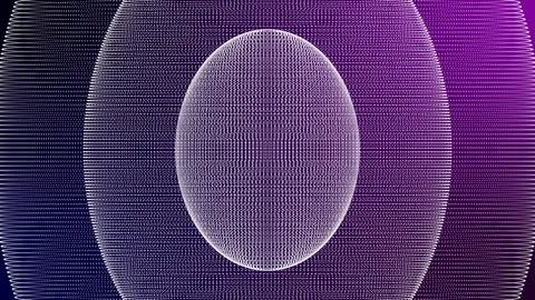 Point 3D Sphere. Technology background vector. Vector illustration. Abstrac.. Stock Illustration