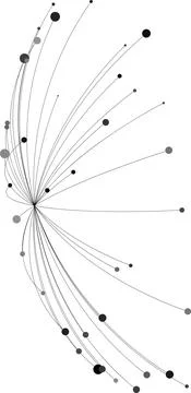 Point and curve constructed the sphere wire frame, technological abstract Illustrazione stock