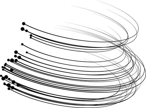 Point and curve constructed the sphere wire frame, technological abstract Illustrazione stock