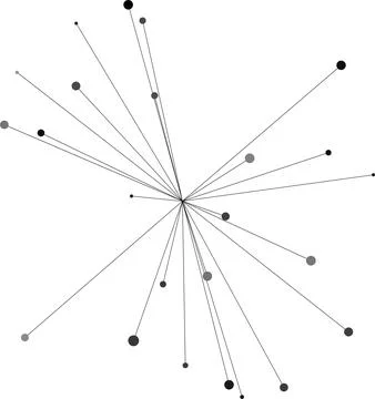 Point and curve constructed the sphere wire frame, technological abstract Illustrazione stock