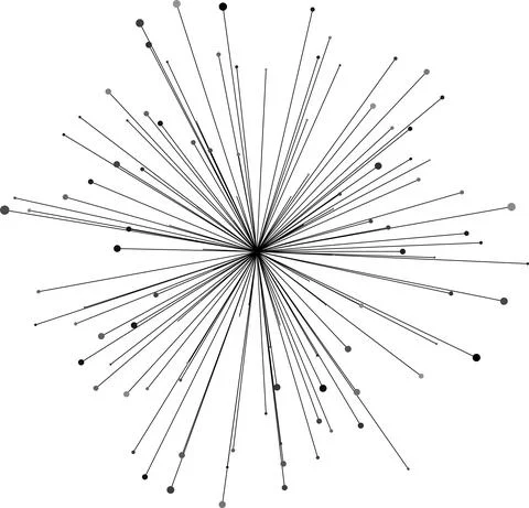 Point and curve constructed the sphere wire frame, technological abstract Illustrazione stock
