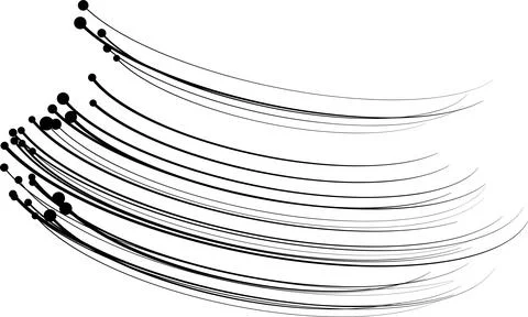 Point and curve constructed the sphere wire frame, technological abstract Illustrazione stock
