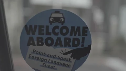Point and speak translation guide Stock-Footage 138022056