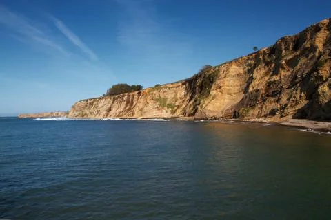 Point arena bay cliffs Stock Photos