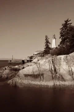 Point Atkinson Light House Stock Photos