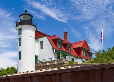 Point Betsie Light Stock Photos