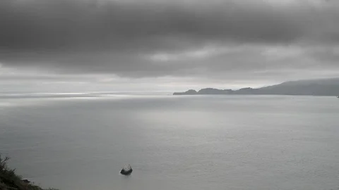 Point Bonita Clouds Stock Footage 92319902