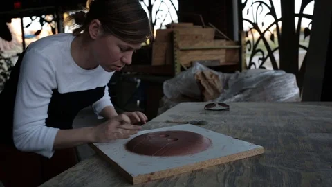 Point chisel Video stock 104969951