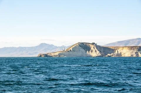 Point Conception, cape, lighthouse Chumash Heritage National Marine Sanctuary Stock Photos