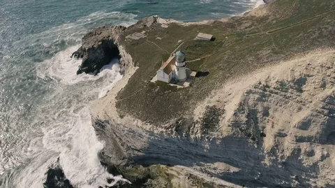 Point Conception Lighthouse in Lompoc California Stock-Footage 70178853