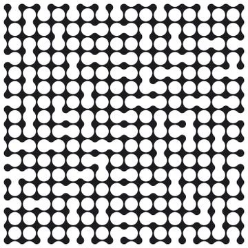 Point connections network structure Stock Illustration