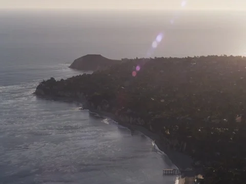 Point Dume Sunset Stock Footage 77839370