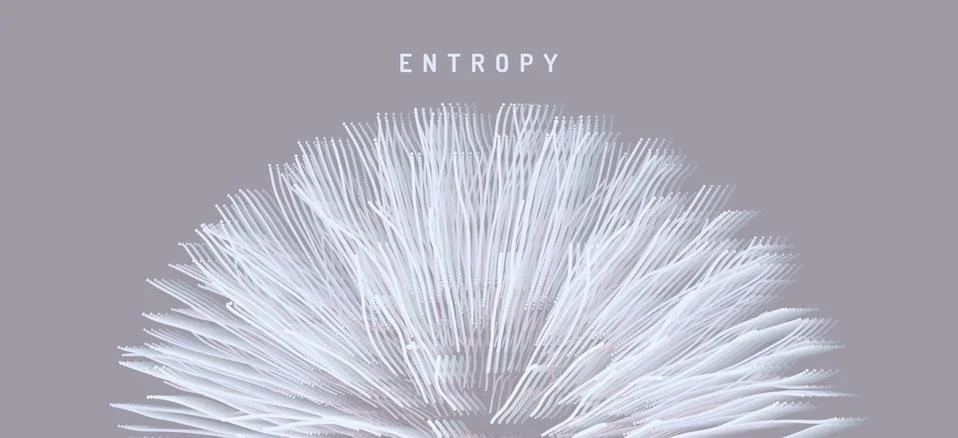 Point explode. Array with dynamic emitted particles. 3d technology style. Abs Stock Illustration