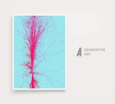 Point Explode. Textbook or notebook mockup. Cover design template. Stock Illustration