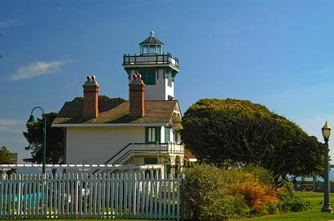 Point Fermin Lighthouse Stock Photos