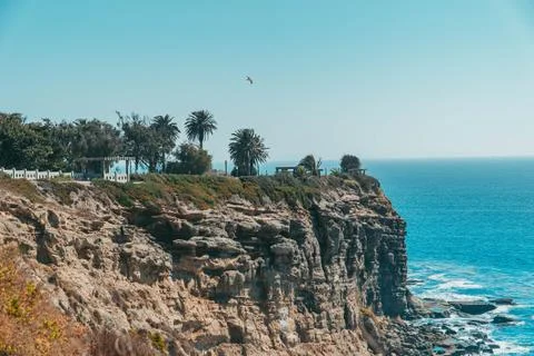 Point Fermin Park Cliff Edge Foto stock