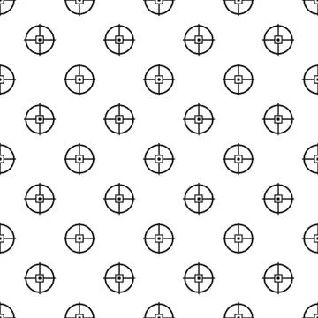 Point gun aim pattern seamless Illustrazione stock