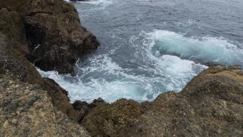 Point Lobos State Natural Reserve ocean with rocks in Carmel California USA Stock Photos