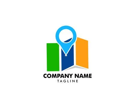 Point Map Location Icon Vector Logo Template Illustration Design Stock Illustration